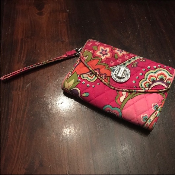 🎉Vera Bradley Paisley Wallet Wristlet - Picture 3 of 8